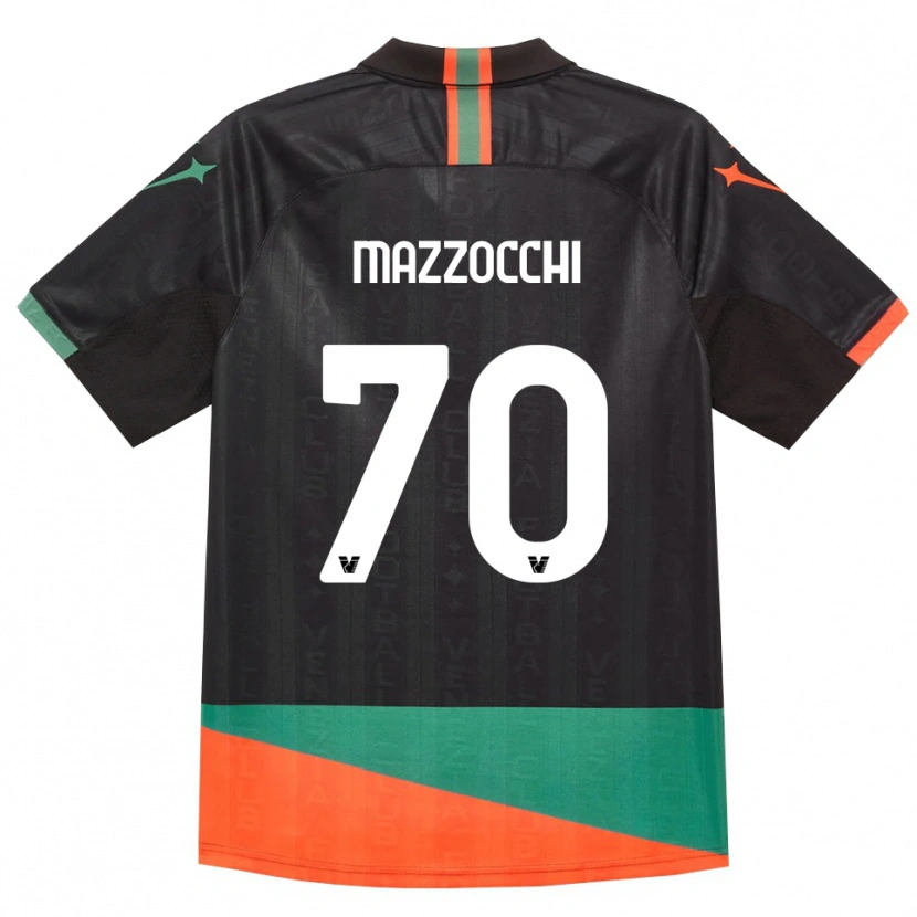 Danxen Men Pasquale Mazzocchi #70 Black Orange Green Home Jersey 2026/27 T-Shirt