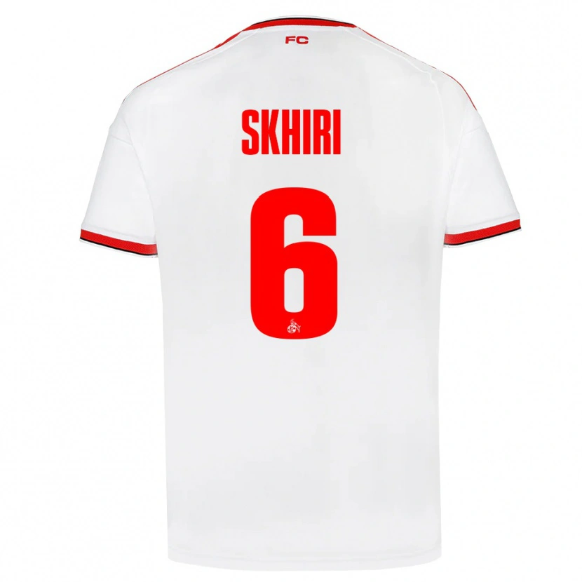 Danxen Men Ellyes Skhiri #6 White Red Black Home Jersey 2026/27 T-Shirt