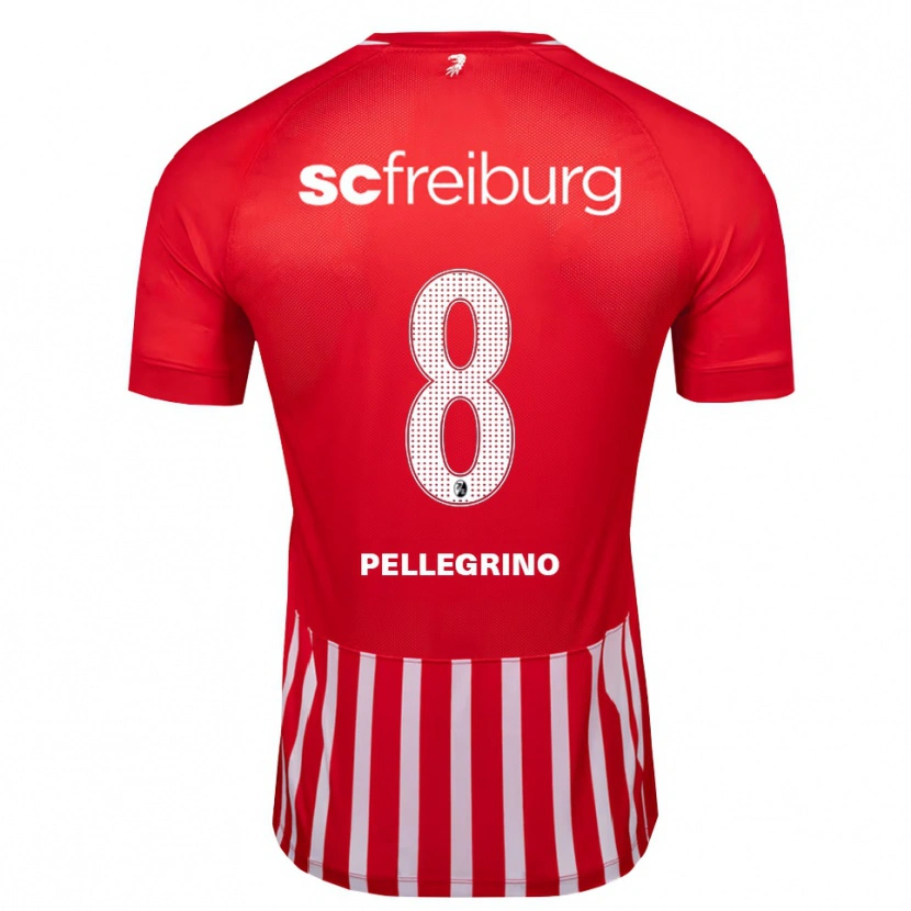 Danxen Men Gabriel Pellegrino #8 Red White Black Home Jersey 2026/27 T-Shirt
