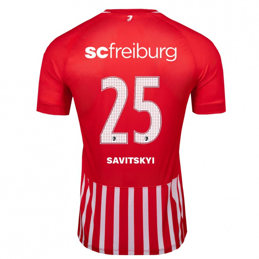 Danxen Men Kiril Savitskyi #25 Red White Black Home Jersey 2026/27 T-Shirt