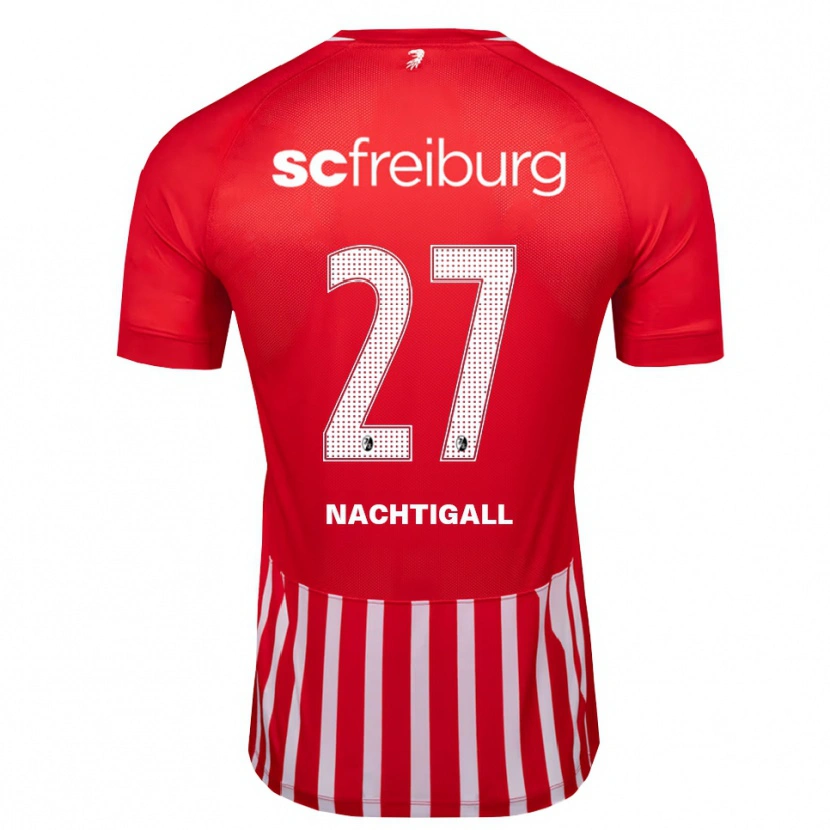 Danxen Men Sophie Nachtigall #27 Red White Black Home Jersey 2026/27 T-Shirt