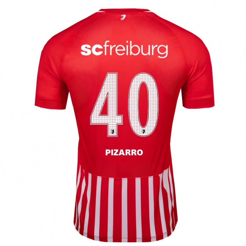 Danxen Men Théodore Pizarro #40 Red White Black Home Jersey 2026/27 T-Shirt
