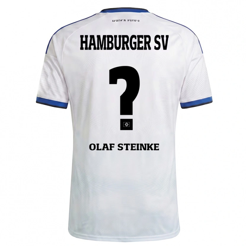 Danxen Men Eric Olaf Steinke #0 White Black Blue Home Jersey 2026/27 T-Shirt
