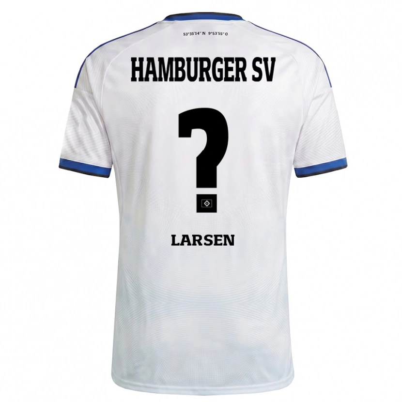 Danxen Men Yannik Larsen #0 White Black Blue Home Jersey 2026/27 T-Shirt