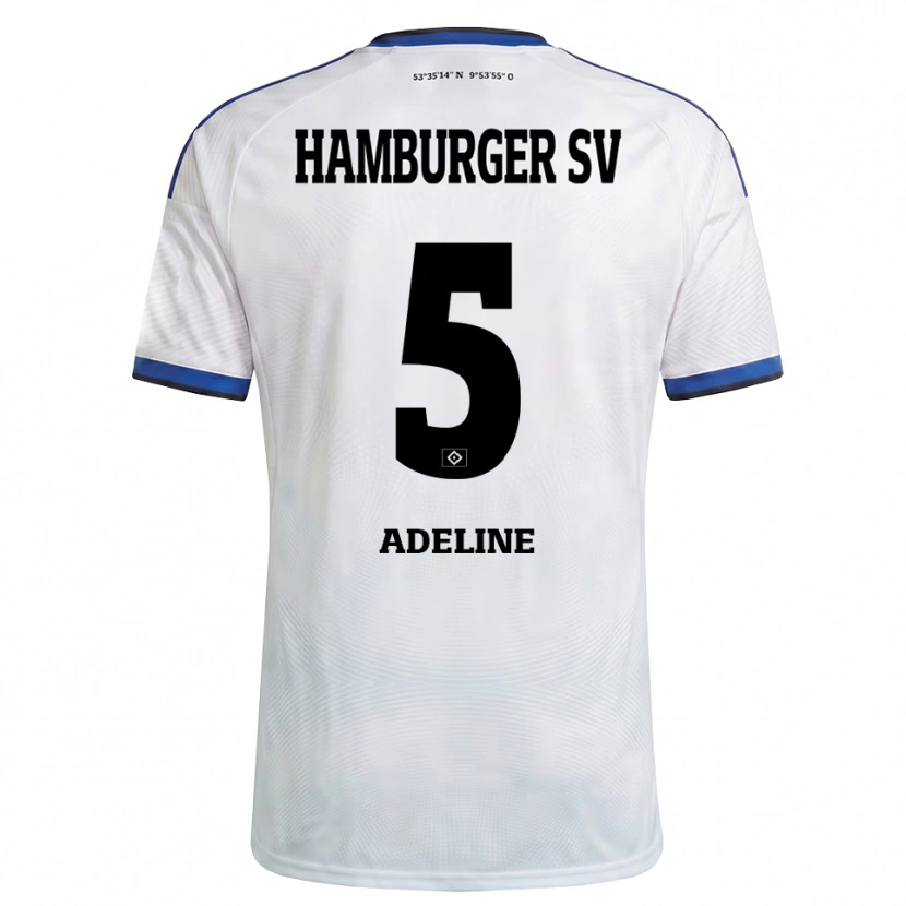 Danxen Men Martin Adeline #5 White Black Blue Home Jersey 2026/27 T-Shirt