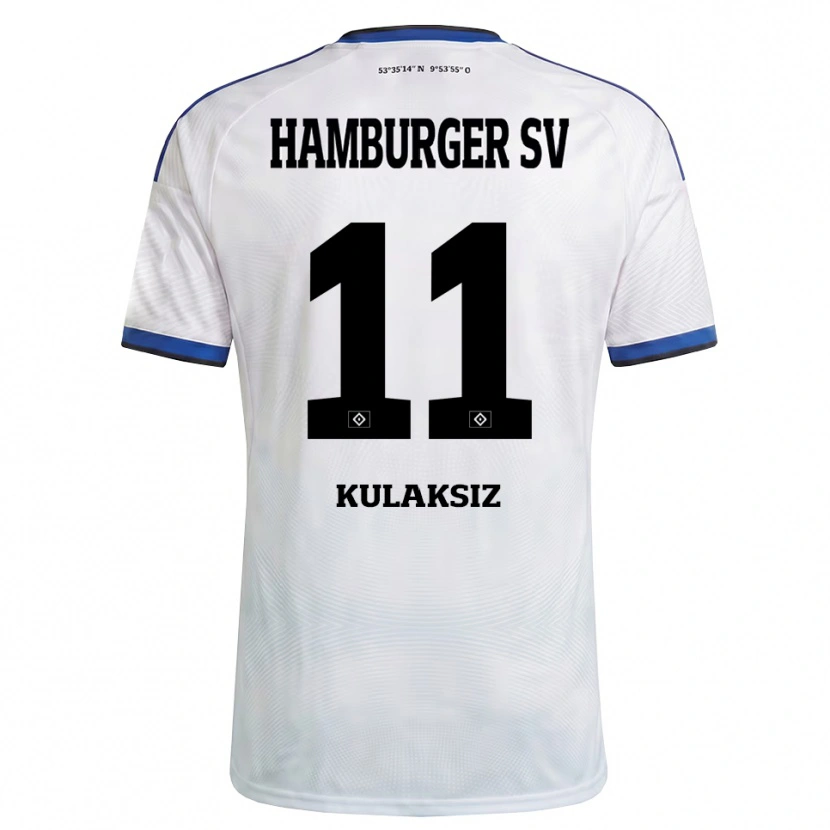 Danxen Men Onurhan Kulaksız #11 White Black Blue Home Jersey 2026/27 T-Shirt
