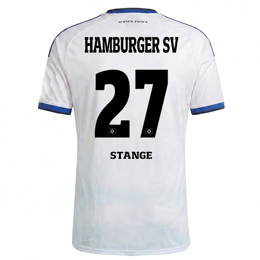 Danxen Men Tobias Stange #27 White Black Blue Home Jersey 2026/27 T-Shirt