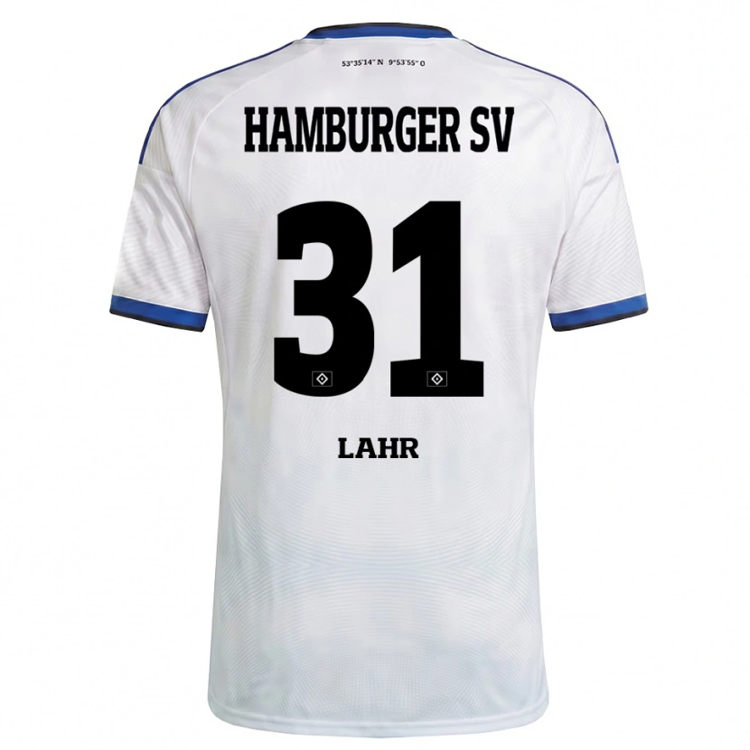Danxen Men Jobina Lahr #31 White Black Blue Home Jersey 2026/27 T-Shirt