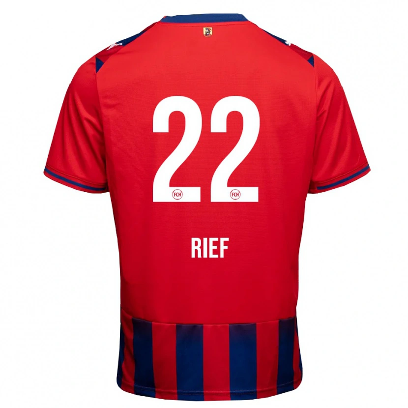 Danxen Men Eugen Rief #22 Royal Blue White Red Home Jersey 2026/27 T-Shirt