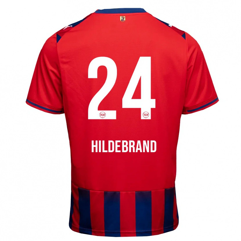 Danxen Men Jan Hildebrandt #24 Royal Blue White Red Home Jersey 2026/27 T-Shirt