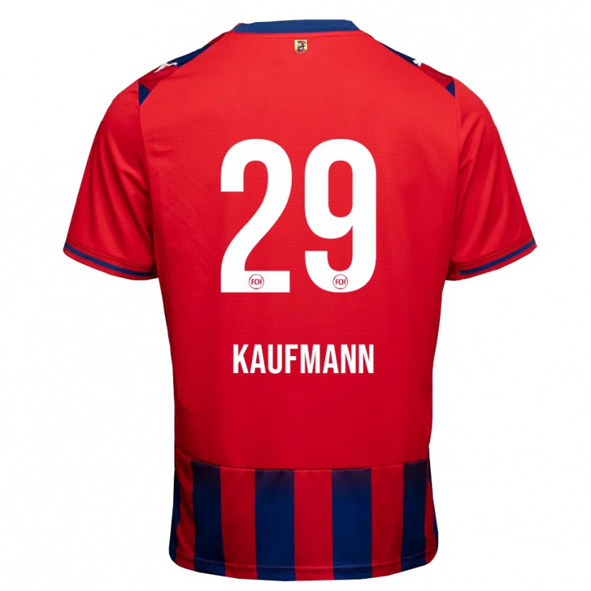 Danxen Men Mikkel Kaufmann #29 Royal Blue White Red Home Jersey 2026/27 T-Shirt