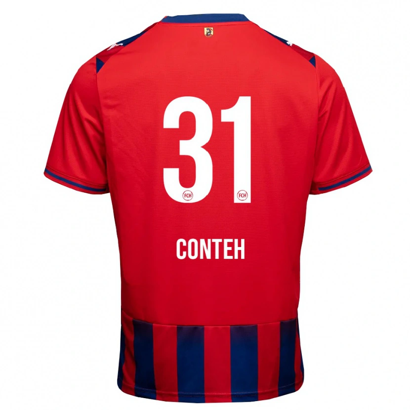 Danxen Men Sirlord Conteh #31 Royal Blue White Red Home Jersey 2026/27 T-Shirt