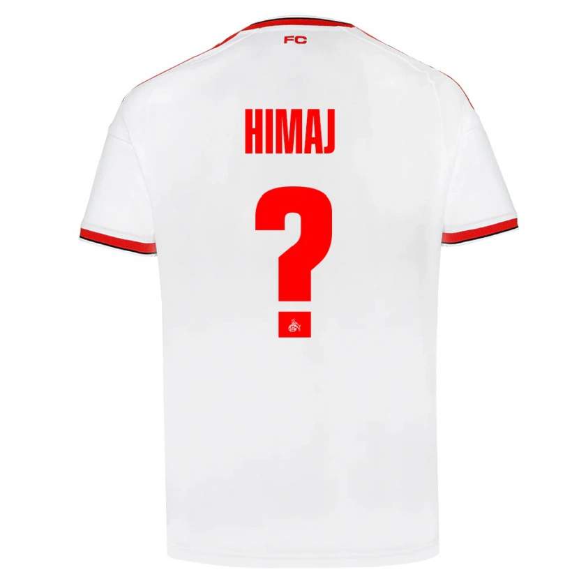 Danxen Men Leart Himaj #0 White Red Black Home Jersey 2026/27 T-Shirt