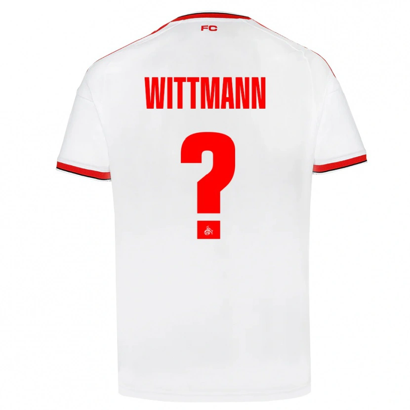 Danxen Men Eyk Wittmann #0 White Red Black Home Jersey 2026/27 T-Shirt