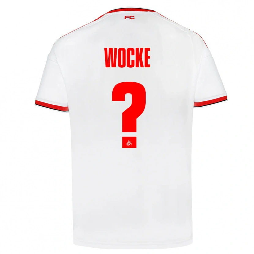 Danxen Men Lukas Wocke #0 White Red Black Home Jersey 2026/27 T-Shirt