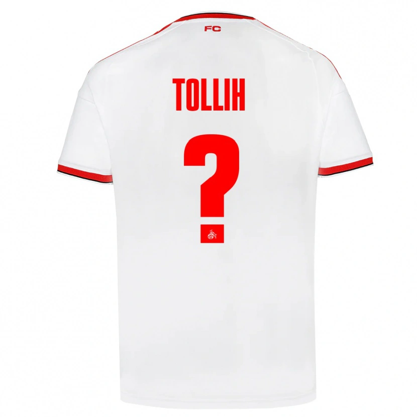 Danxen Men Yassin Tollih #0 White Red Black Home Jersey 2026/27 T-Shirt