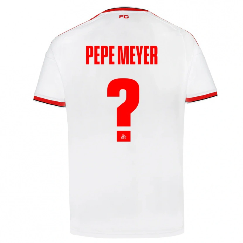Danxen Men Joona Pepe Meyer #0 White Red Black Home Jersey 2026/27 T-Shirt