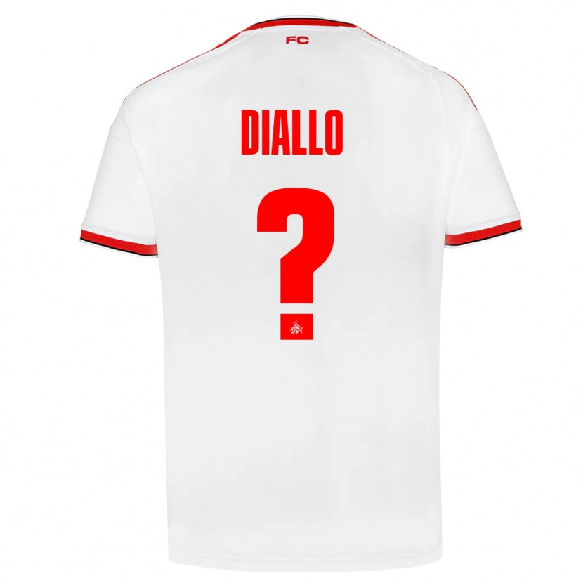 Danxen Men Ismaila Diallo #0 White Red Black Home Jersey 2026/27 T-Shirt