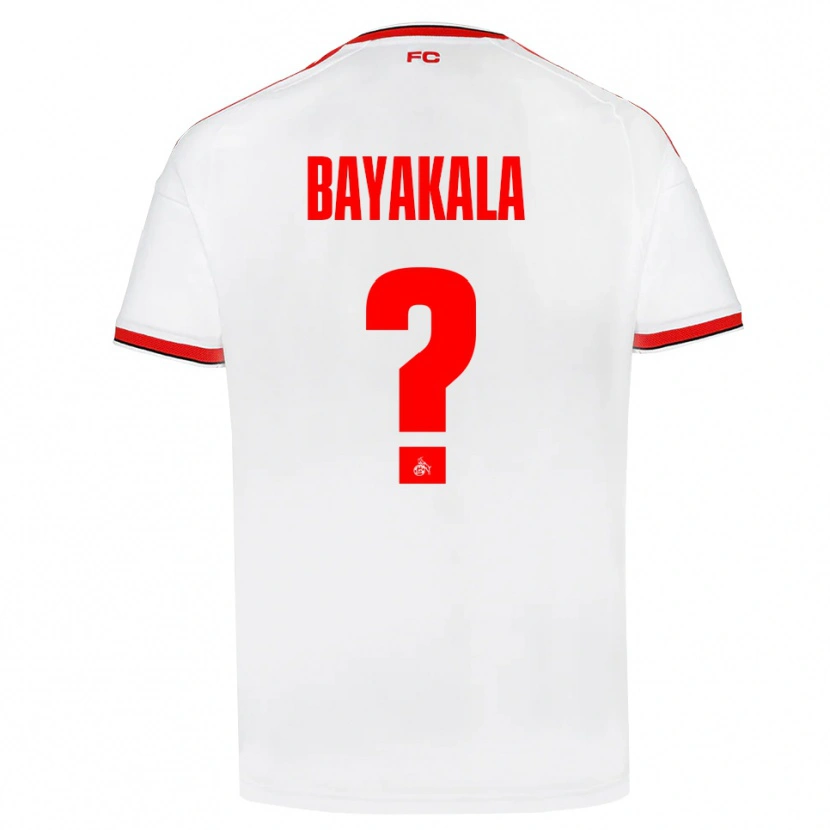 Danxen Men Aaron Bayakala #0 White Red Black Home Jersey 2026/27 T-Shirt
