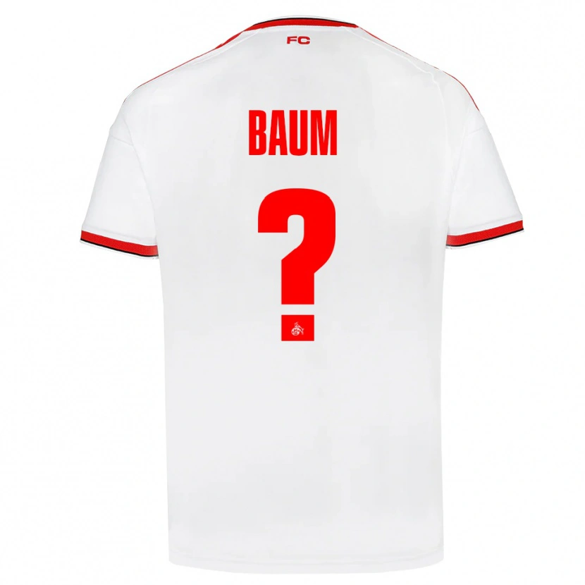Danxen Men Julius Baum #0 White Red Black Home Jersey 2026/27 T-Shirt