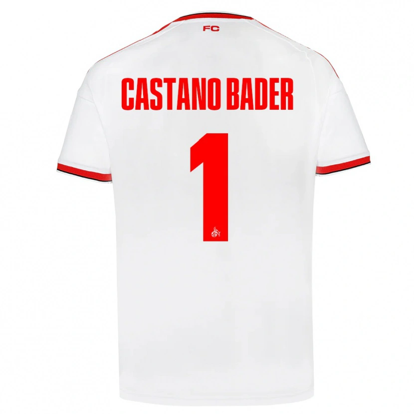Danxen Men Simeon Castano Bader #1 White Red Black Home Jersey 2026/27 T-Shirt