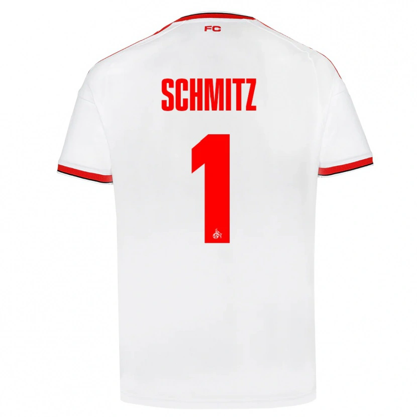 Danxen Men Lisa Schmitz #1 White Red Black Home Jersey 2026/27 T-Shirt