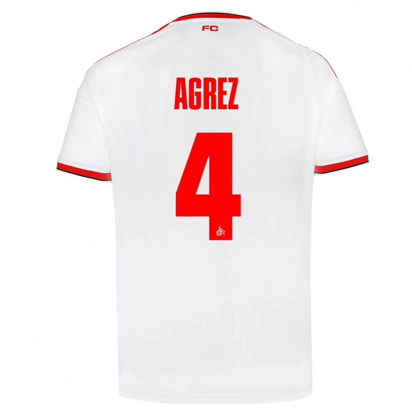 Danxen Men Sara Agrež #4 White Red Black Home Jersey 2026/27 T-Shirt