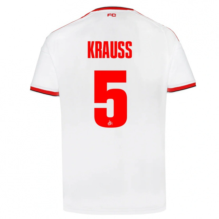 Danxen Men Tom Krauß #5 White Red Black Home Jersey 2026/27 T-Shirt