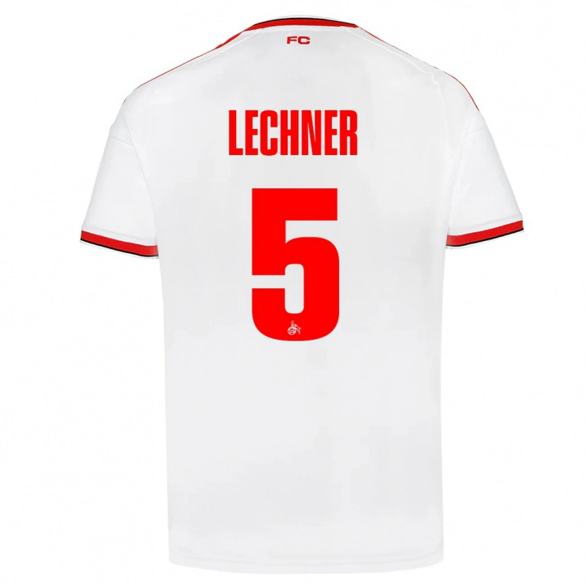 Danxen Men Luca Lechner #5 White Red Black Home Jersey 2026/27 T-Shirt