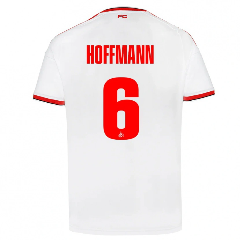 Danxen Men Niklas Hoffmann #6 White Red Black Home Jersey 2026/27 T-Shirt