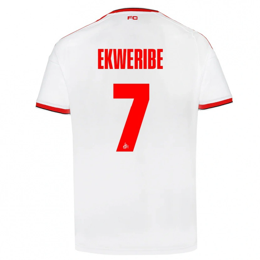 Danxen Men Kevin Ekweribe #7 White Red Black Home Jersey 2026/27 T-Shirt