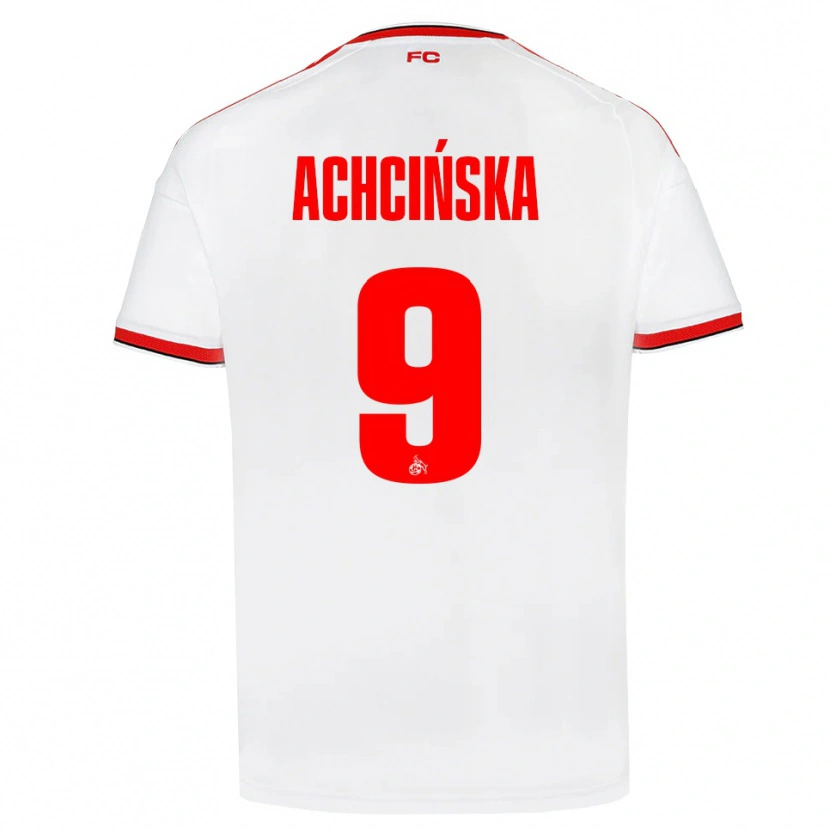 Danxen Men Adriana Achcińska #9 White Red Black Home Jersey 2026/27 T-Shirt