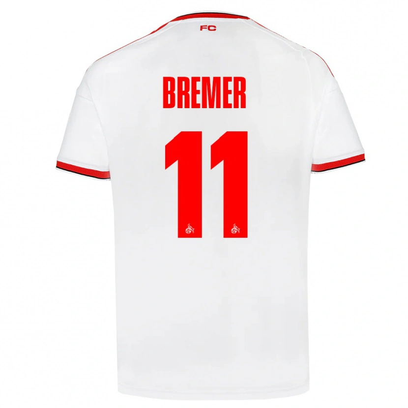 Danxen Men Pauline Bremer #11 White Red Black Home Jersey 2026/27 T-Shirt