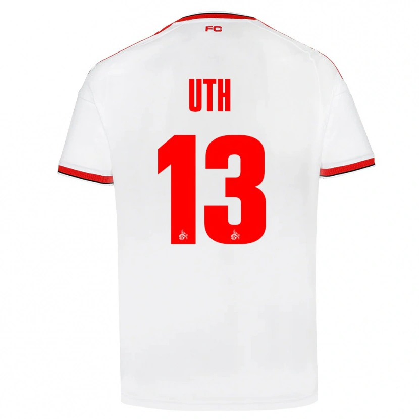 Danxen Men Mark Uth #13 White Red Black Home Jersey 2026/27 T-Shirt