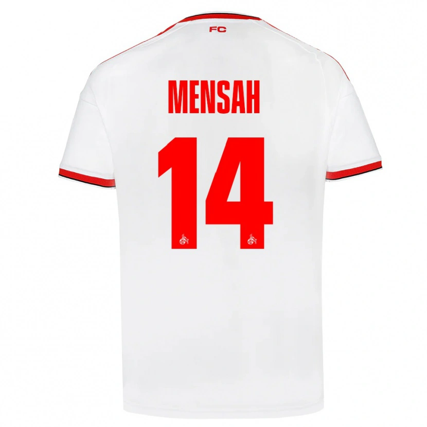 Danxen Men Gideon Mensah #14 White Red Black Home Jersey 2026/27 T-Shirt