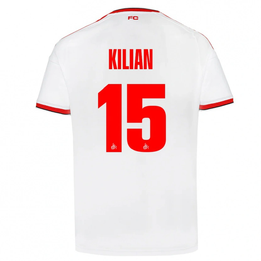 Danxen Men Luca Kilian #15 White Red Black Home Jersey 2026/27 T-Shirt
