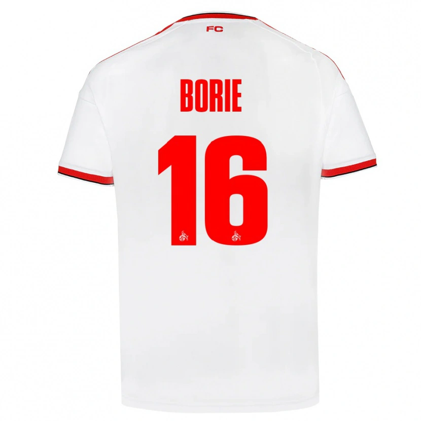 Danxen Men Etienne Borie #16 White Red Black Home Jersey 2026/27 T-Shirt