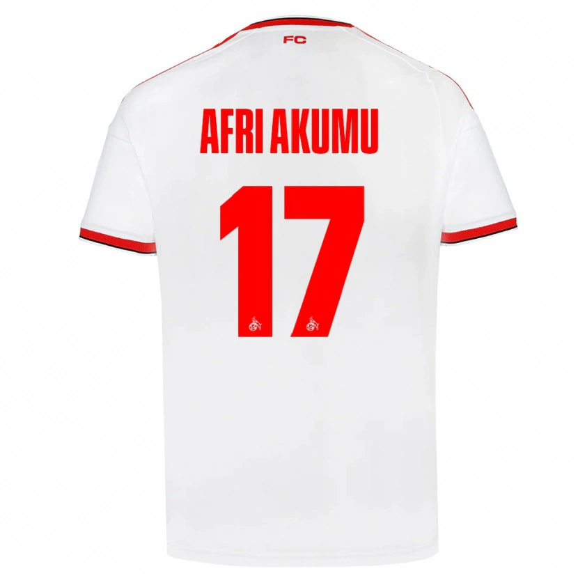 Danxen Men Maik Afri Akumu #17 White Red Black Home Jersey 2026/27 T-Shirt