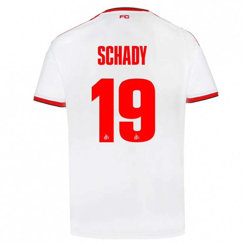 Danxen Men Alexis Schady #19 White Red Black Home Jersey 2026/27 T-Shirt