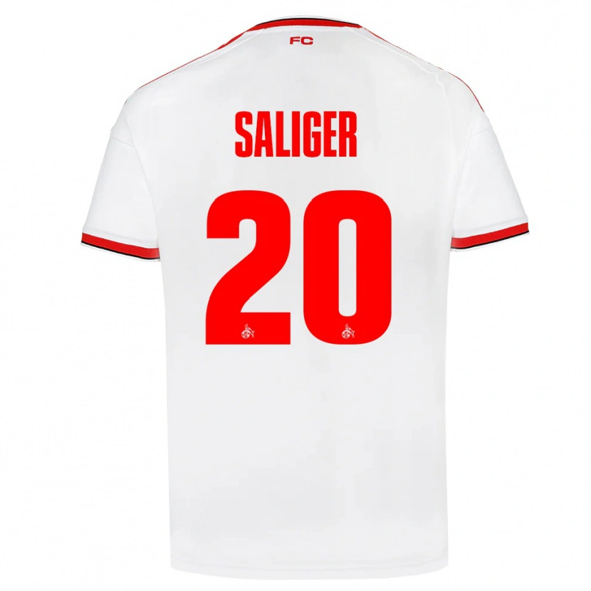 Danxen Men Jonas Saliger #20 White Red Black Home Jersey 2026/27 T-Shirt