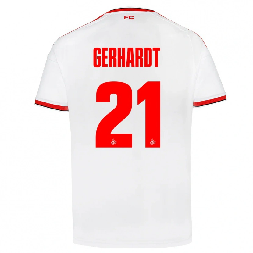 Danxen Men Anna Gerhardt #21 White Red Black Home Jersey 2026/27 T-Shirt