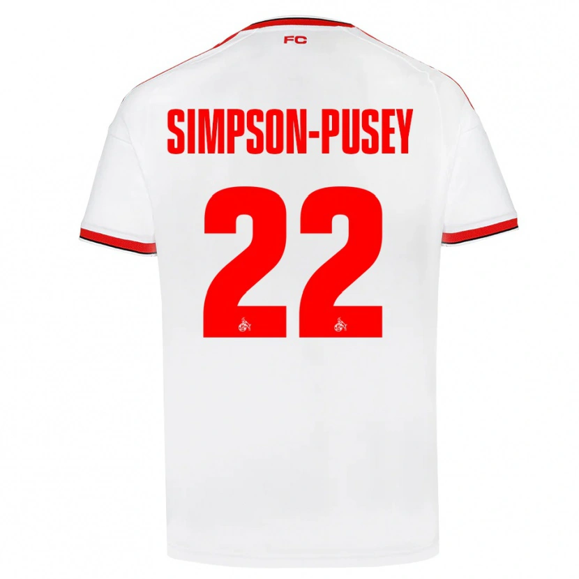 Danxen Men Jahmai Simpson-Pusey #22 White Red Black Home Jersey 2026/27 T-Shirt