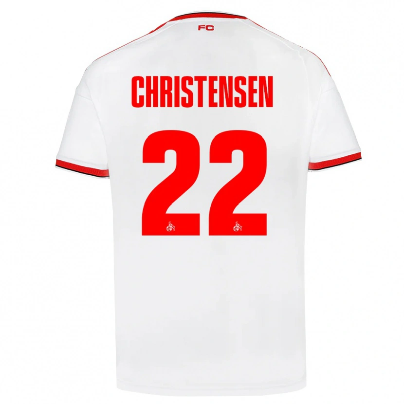 Danxen Men Jacob Christensen #22 White Red Black Home Jersey 2026/27 T-Shirt