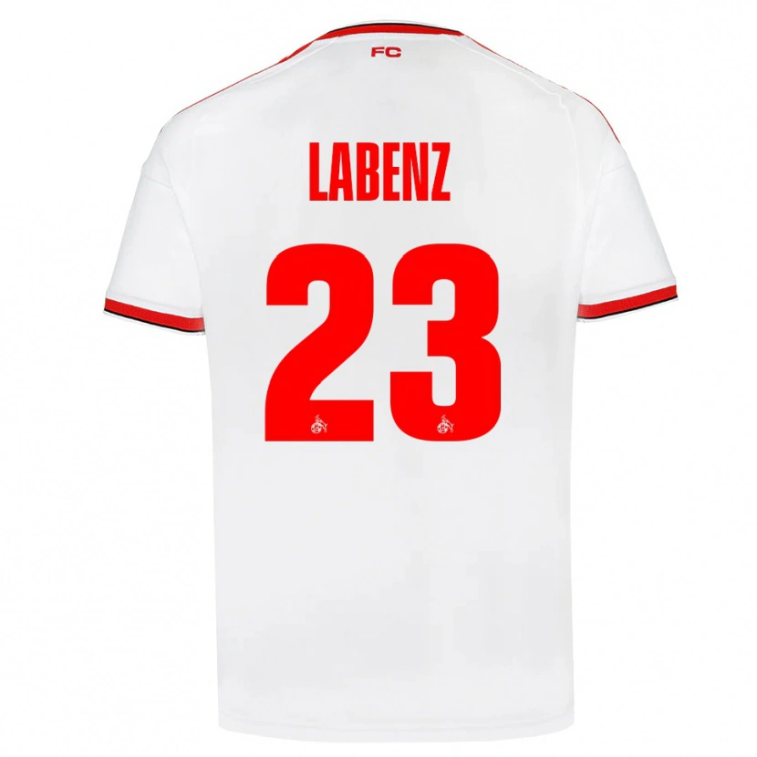 Danxen Men Luiz Labenz #23 White Red Black Home Jersey 2026/27 T-Shirt