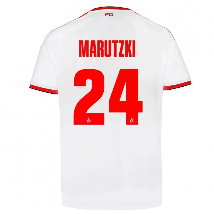 Danxen Men Mikolaj Marutzki #24 White Red Black Home Jersey 2026/27 T-Shirt