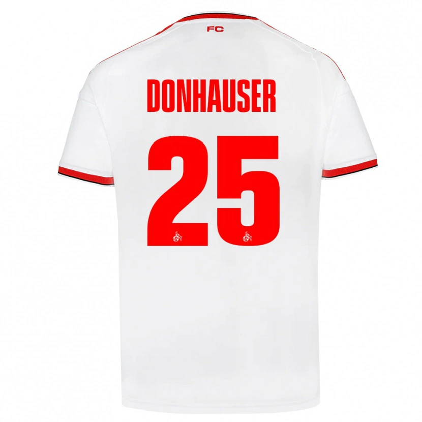 Danxen Men Laura Donhauser #25 White Red Black Home Jersey 2026/27 T-Shirt
