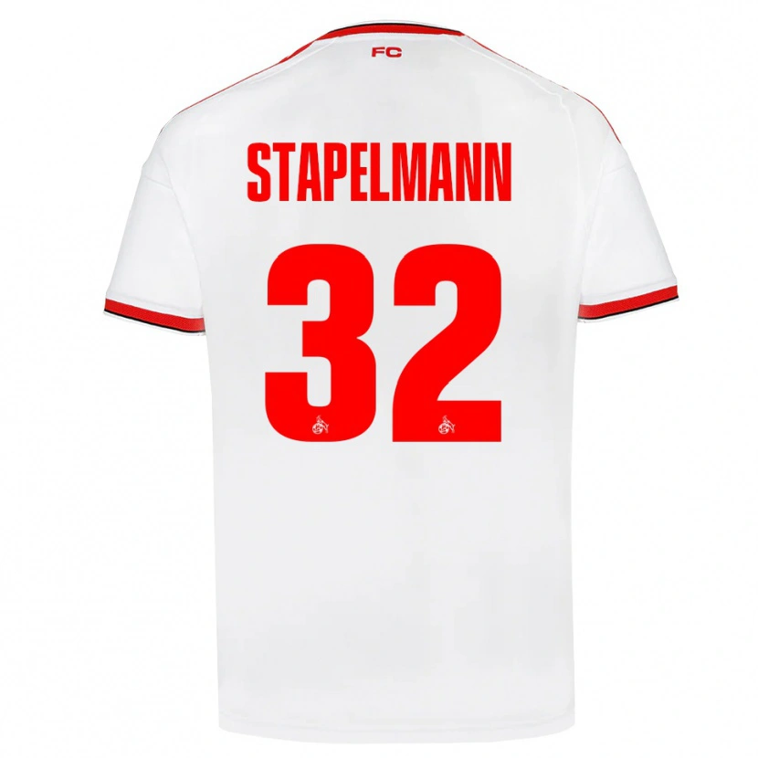 Danxen Men Luis Stapelmann #32 White Red Black Home Jersey 2026/27 T-Shirt