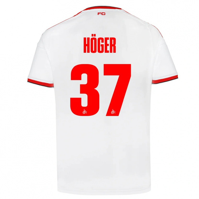 Danxen Men Marco Höger #37 White Red Black Home Jersey 2026/27 T-Shirt