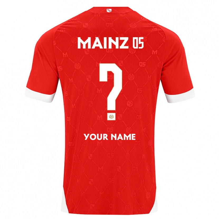 Danxen Men Your Name #0 Red White Home Jersey 2026/27 T-Shirt