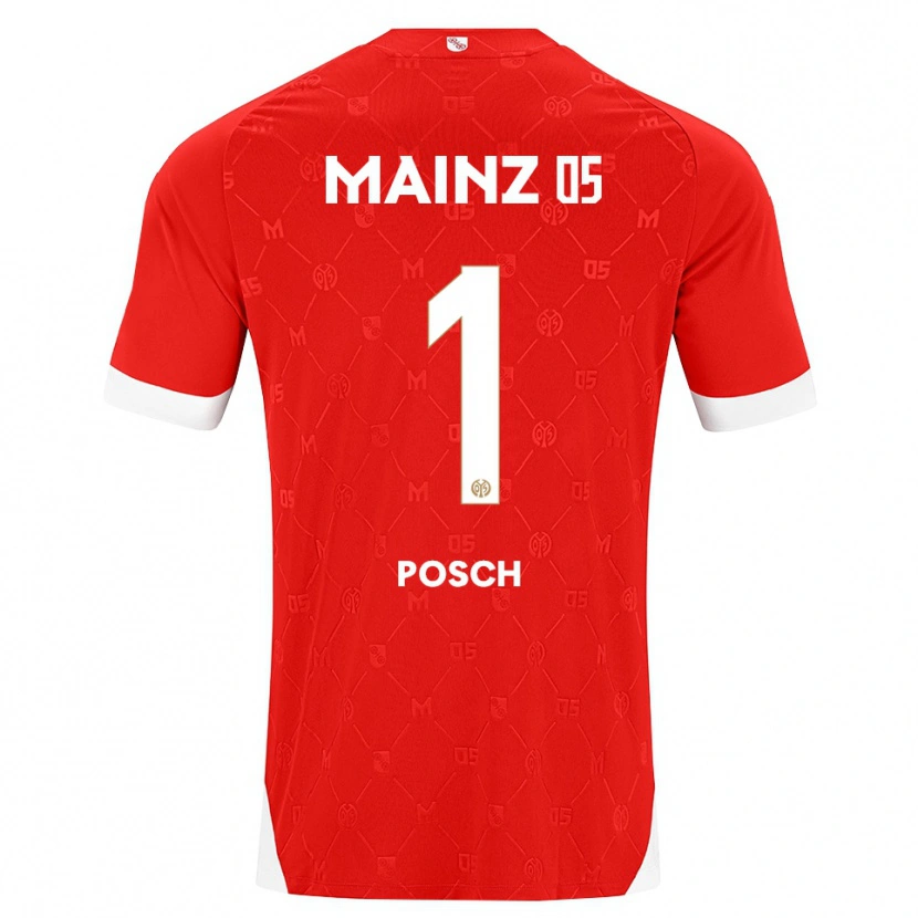 Danxen Men Daniel Posch #1 Red White Home Jersey 2026/27 T-Shirt